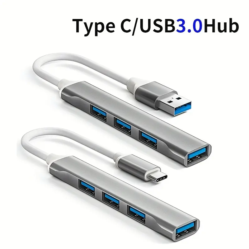 4 port Usb 3.0 Hub: Multi port Socket Type C Adapter Charger - Temu