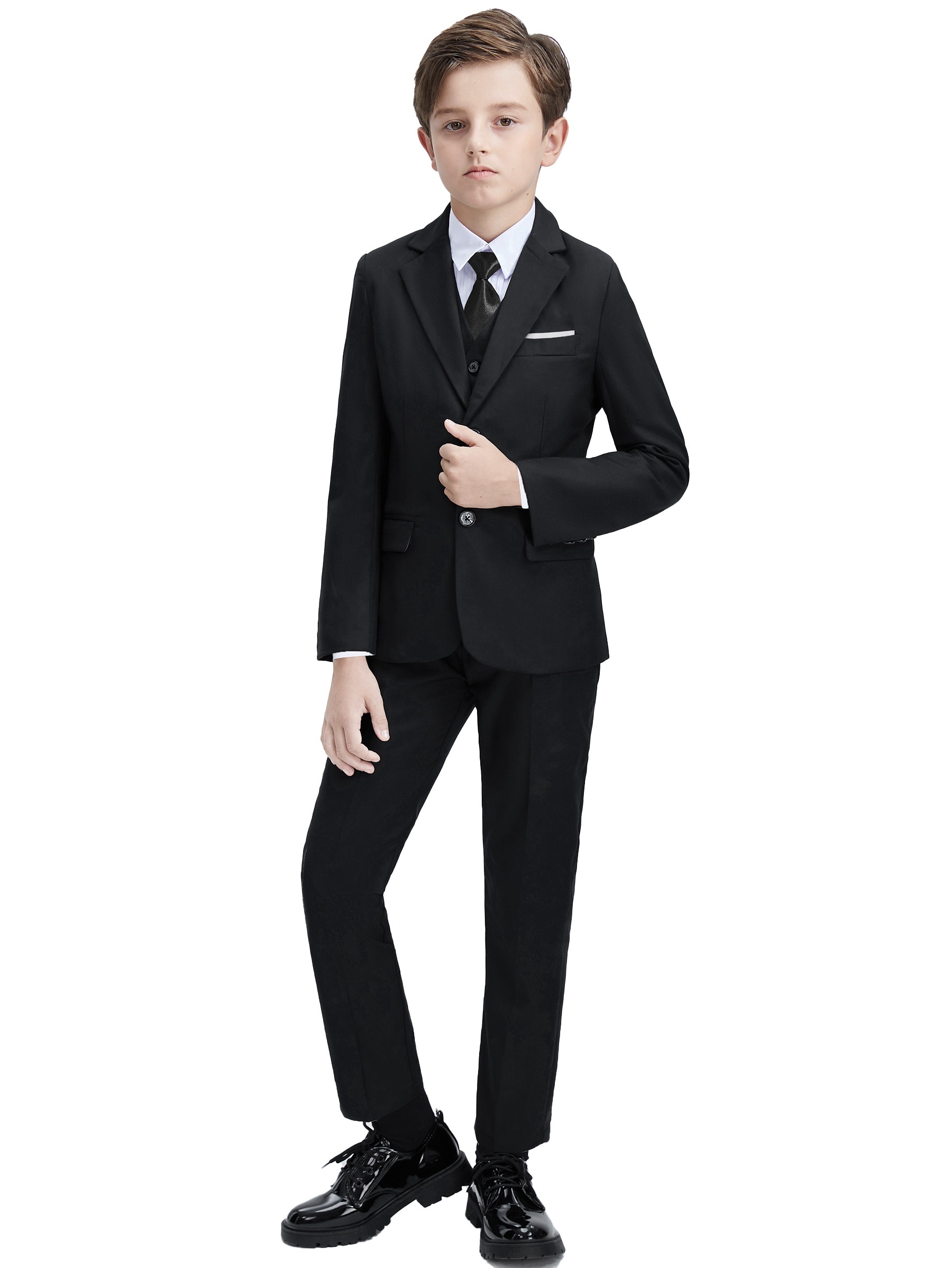 Boys Formal Gentleman Outfits Long Sleeve Bowtie shirt pants - Temu Canada