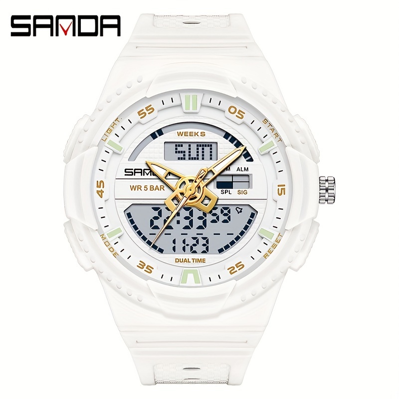 RELOJ SANDA DEPORTIVO BLANCO, HOMBRE