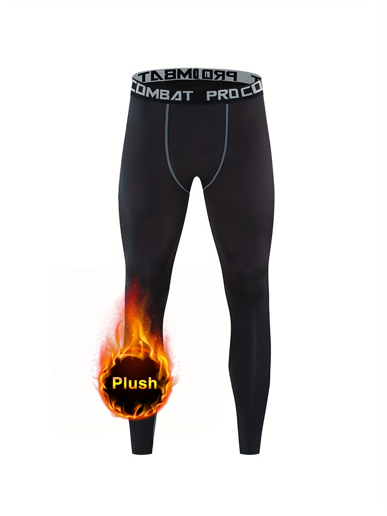 Thermal Men's Stretch Tight Long Compression Pants - Temu Canada