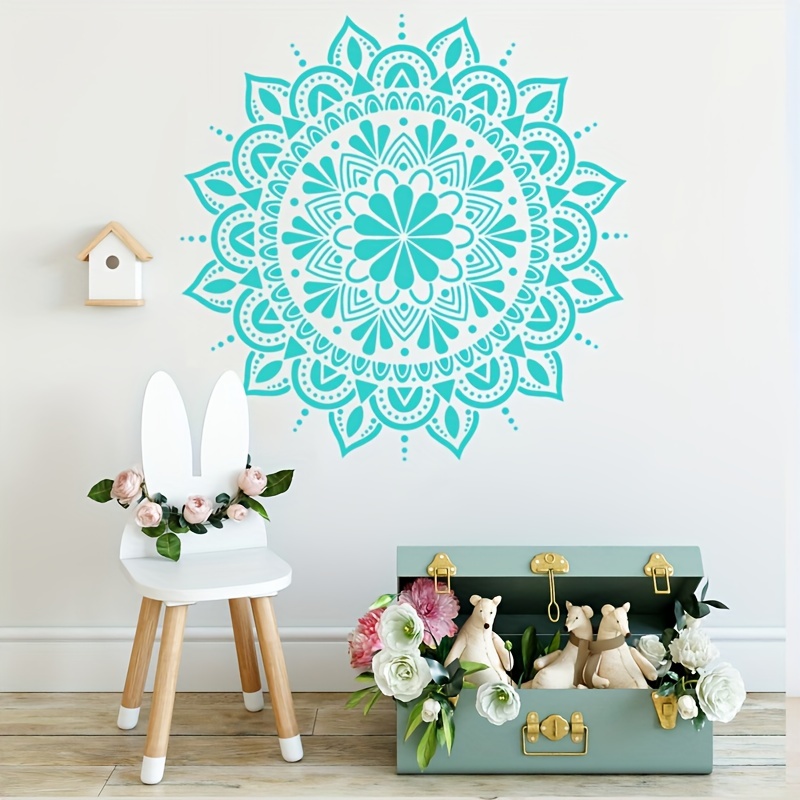 Mandala Painting Furniture, Mandalas Stickers Floor