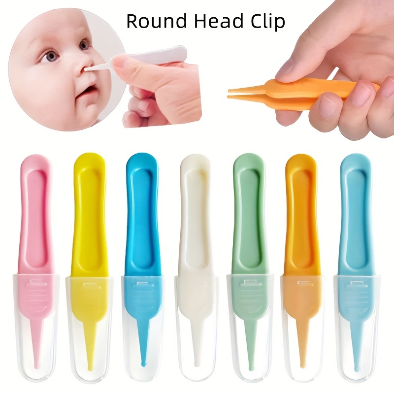Baby Booger Clip Clean Ear Nose Navel Tweezers Babies Safety