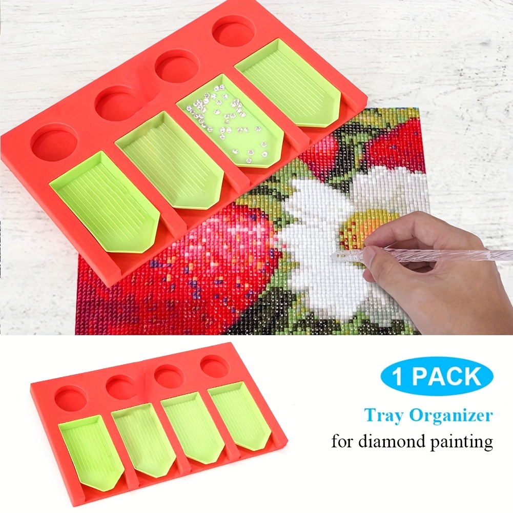 Diamond Painting Tray Organizer 4 Slots Trays Holder To Keep Trays