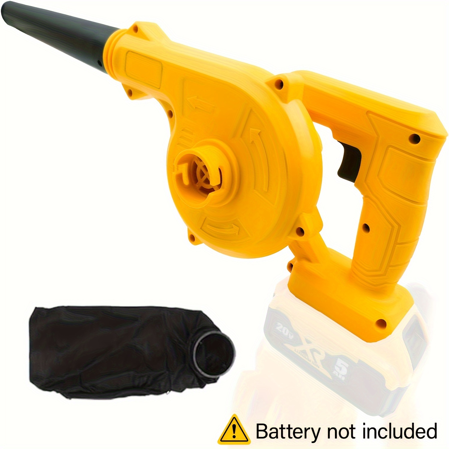 WORKSITE Powerful Leaf Blower Vacuum Cleaner Snow Dust Air Garden Blowers  4.0Ah Battery 20V Portable Handheld Cordless Blower,Lawn & Garden Tools