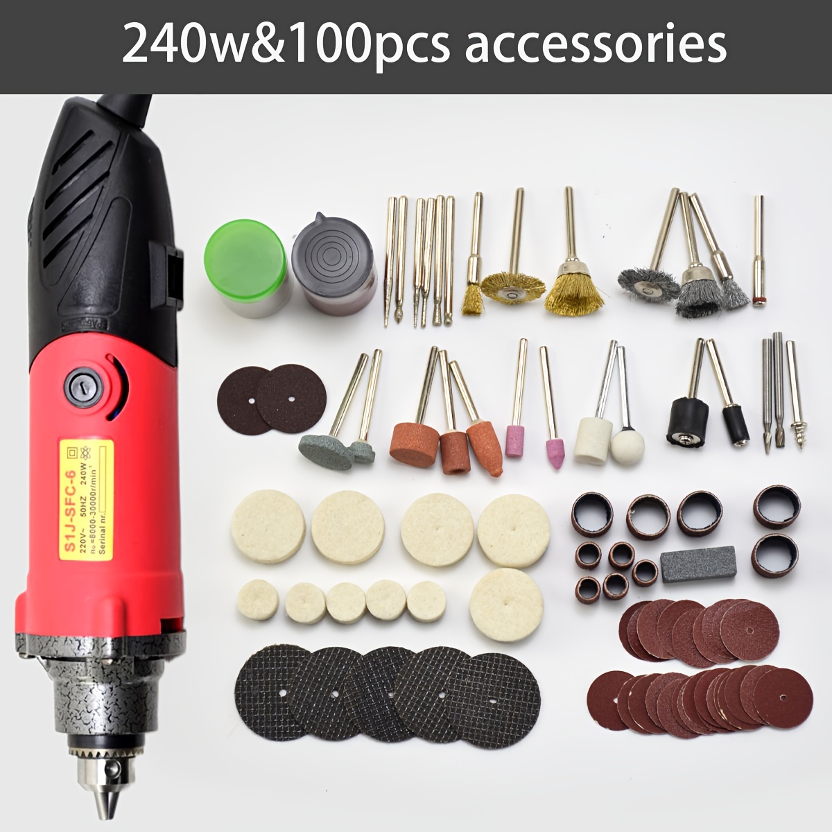 Mini Drill Rotary Tool Kit Rotary Tool Accessories & Flex Shaft, 5 Variable  Speed Rotary Multi-tool For Crafting Diy Project - Temu Japan