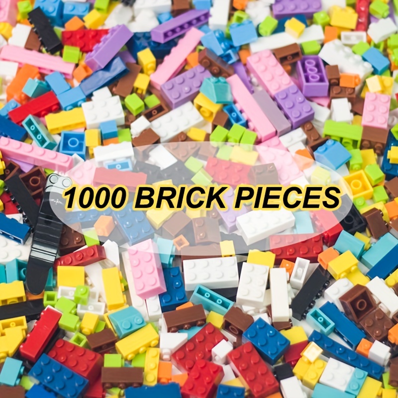 1000 pièces de blocs de construction créatifs DIY en vrac - Temu