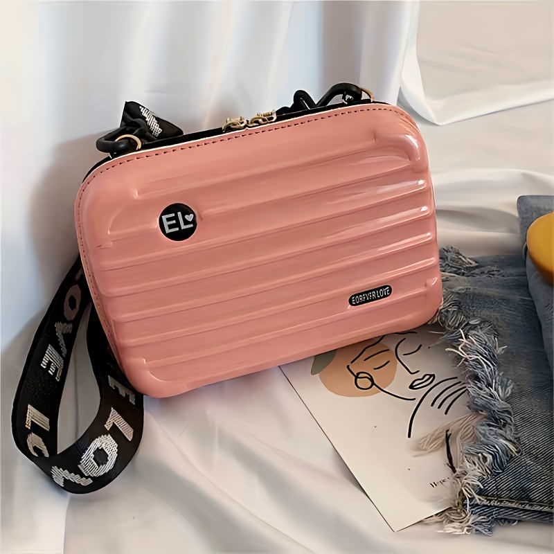 Mini Suitcase Shape Women Crossbody Bag