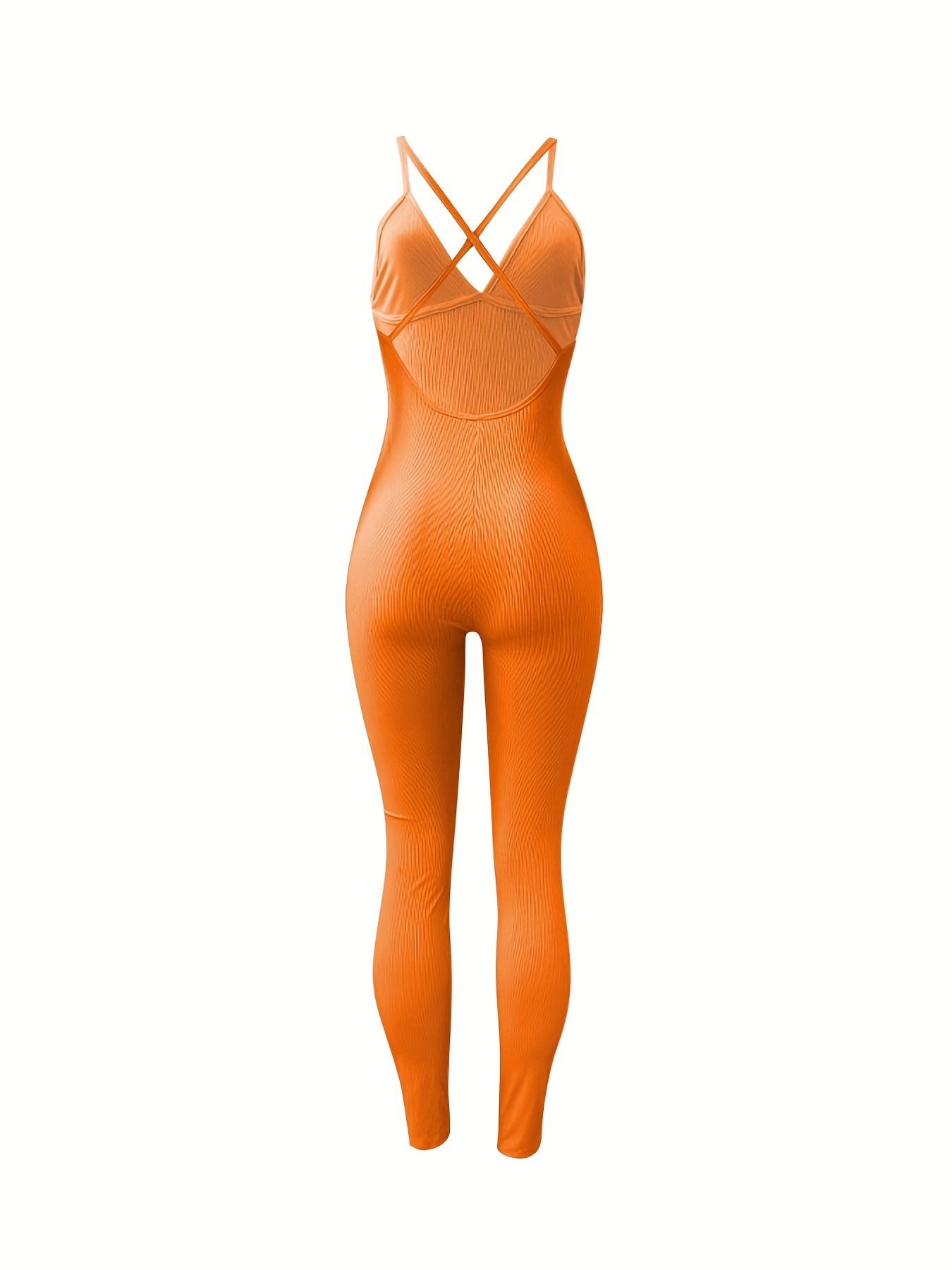 Summer Solid V-Neck Camisole Jumpsuit for Women's Tight Fitting Drawstring  Backless Swimwear - China Swimsuit and Jumpsuit price