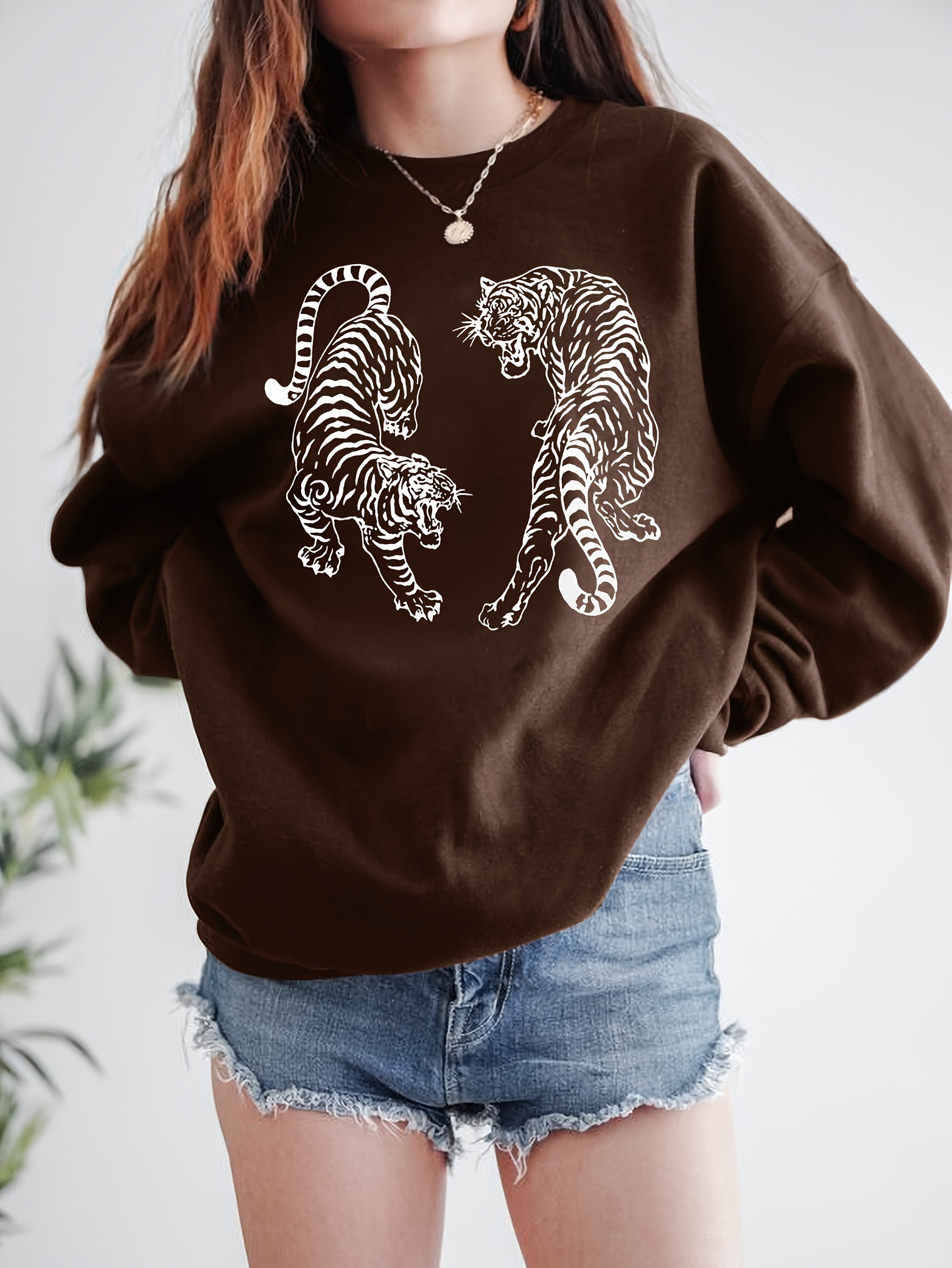 Tiger Sweatshirt - Temu Canada