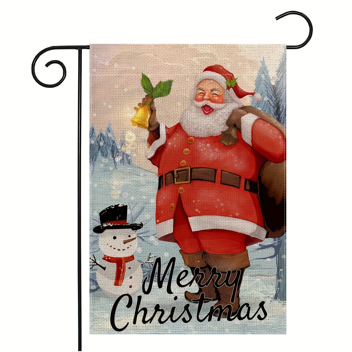 Xmas Decor Garden Flag Merry Christmas Christmas - Temu