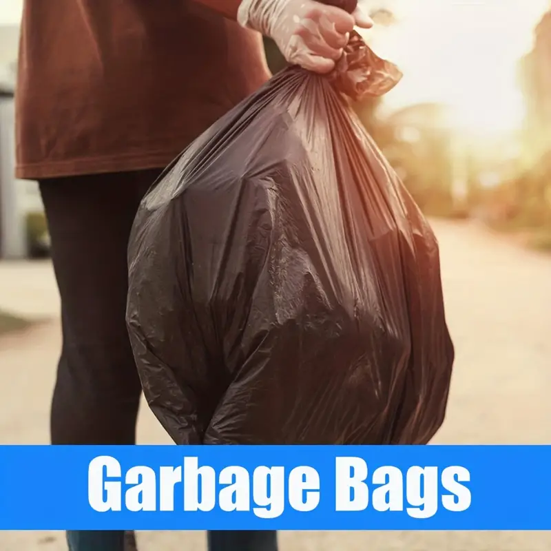 12 Gallon Garbage Bags, Disposable Garbage Bags, Flat Mouth