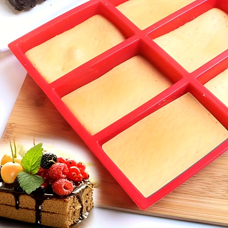 Silicone Mini Loaf Pans, Non-stick Easy Release Rectangle Mini Bread Pan,  Hot Dog Buns Mold, Flexible Bpa Free Silicone Baking Mold For Baking Bread,  Brownie, Cheesecake, Meatloaf, And, More, Kitchen Accessories 