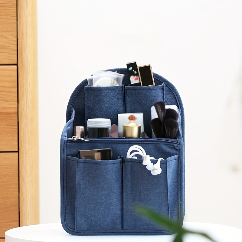 Multi Pocket Felt Organizer, Versatile Insert Pouch, Backpack Space Saving  Liner Bag - Temu
