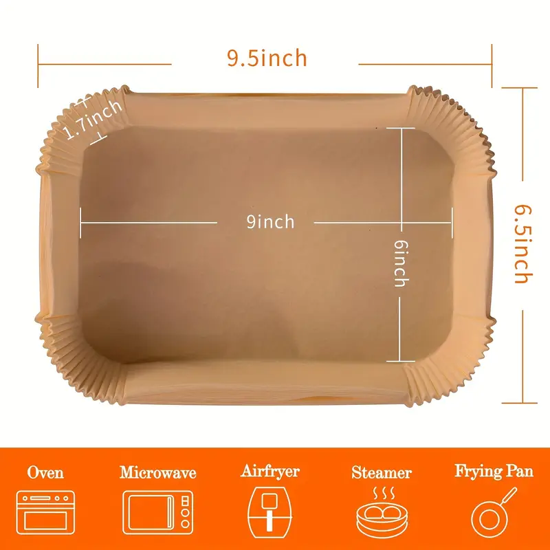 Perforated Rectangle Parchment Paper For Oven, Air Fryer, Steamer -  Disposable Liners For Ninja Foodi Microwave Bbq - Kitchen Gadgets, Stuff,  And Accessories - Temu