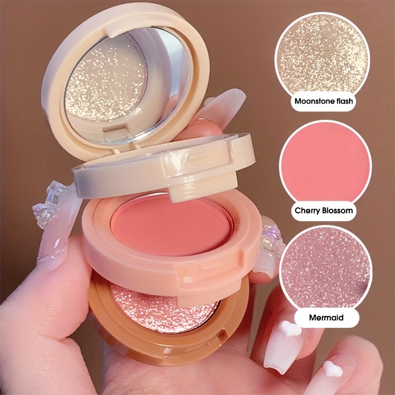 3-Layer Blusher Palette High Gloss Makeup