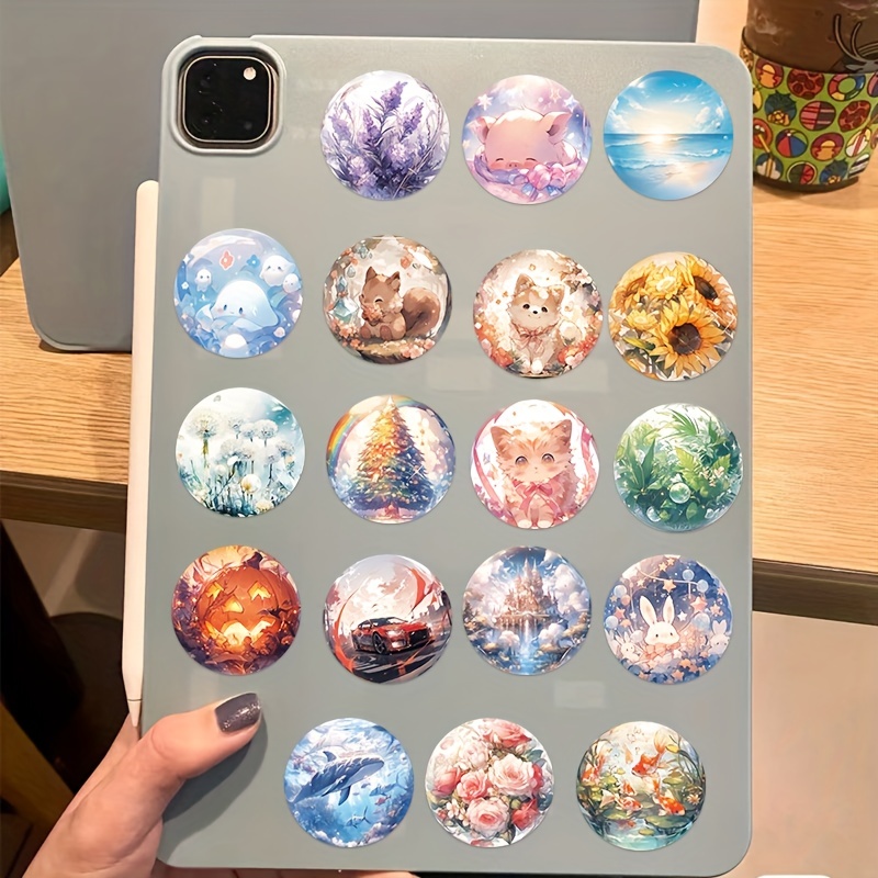 50PCS Magic World In The Crystal Ball Stickers Cool Funny Aesthetic  Stickers For Water Bottles Stickers Waterproof Vinyl For Laptop Scrapbooks  Guitars