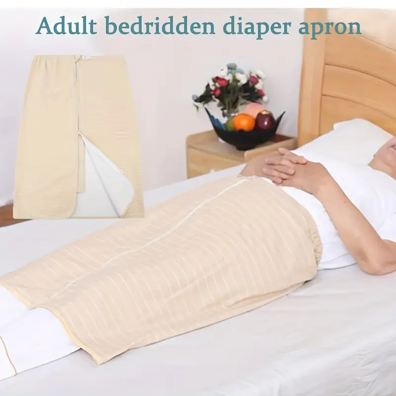Adult Wearable Incontinence Bed Pads Washable Diaper Skirt
