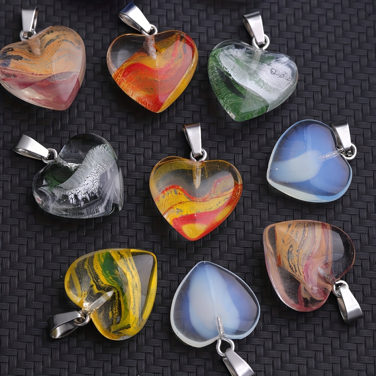 Glass on sale crystal pendants