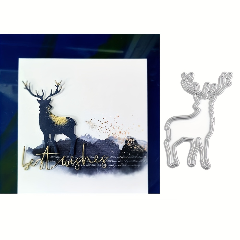 Reindeer Antler Metal Cutting Dies Christmas Metal Craft Die