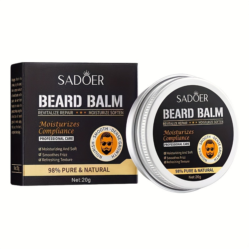 

Beard Balm, Moisturize And Soften Beard, Refreshing Texture, Beard Care Balm For Men