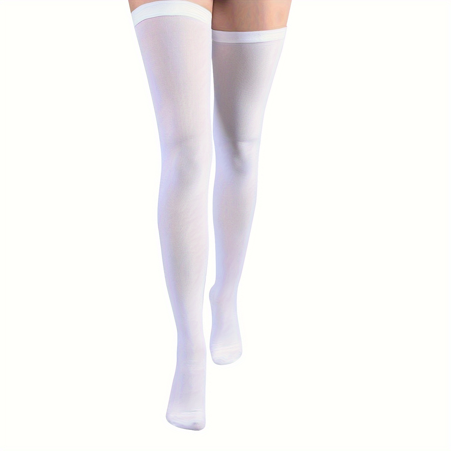 Order A Size Anti Embolism Stockings Thigh High Knee Women - Temu