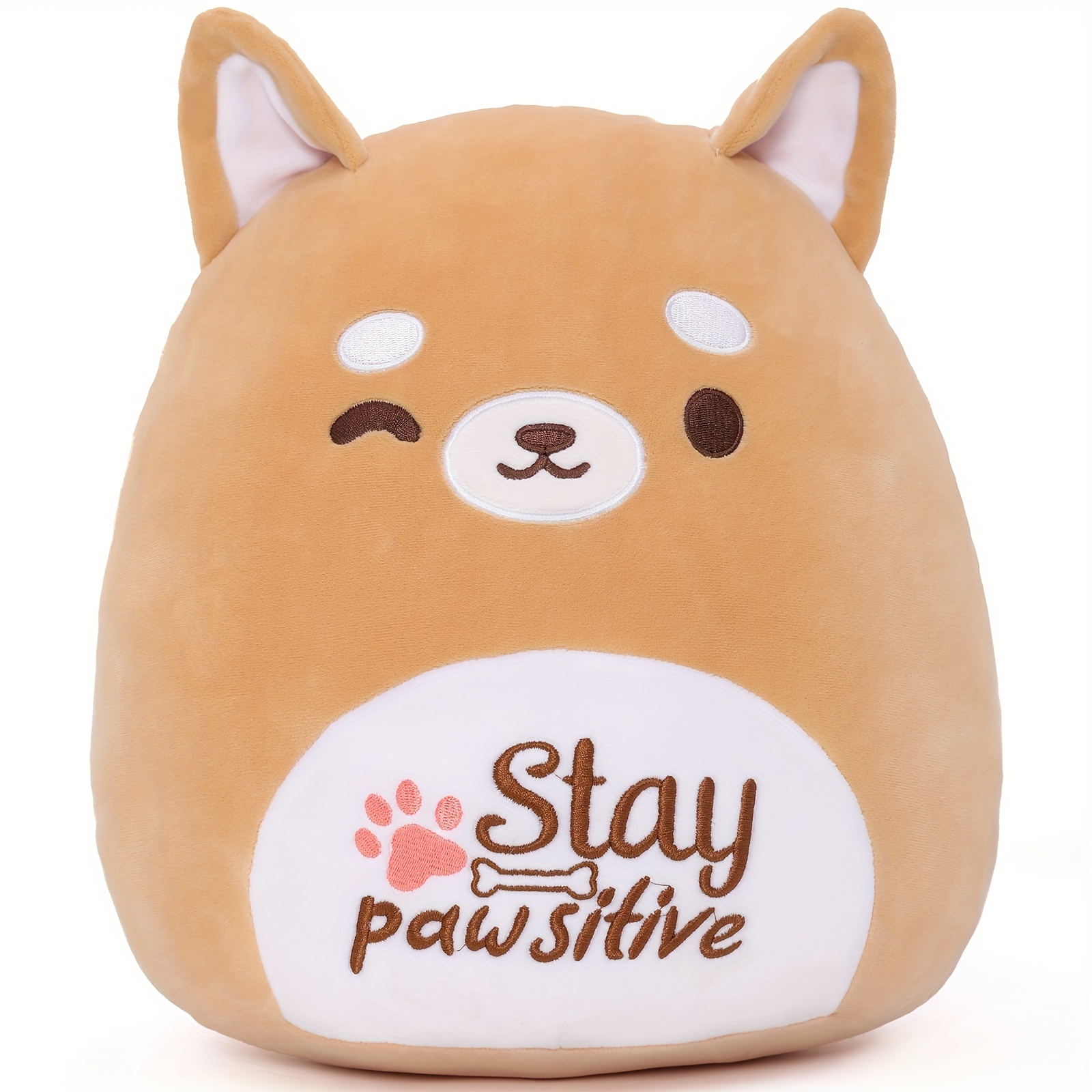  Auspicious Shiba Inu Stuffed Animal Plush - 15.7'' Cute Dog  Pillow and Toy, Soft Anime Kawaii Gifts for Boys and Girls : Toys & Games