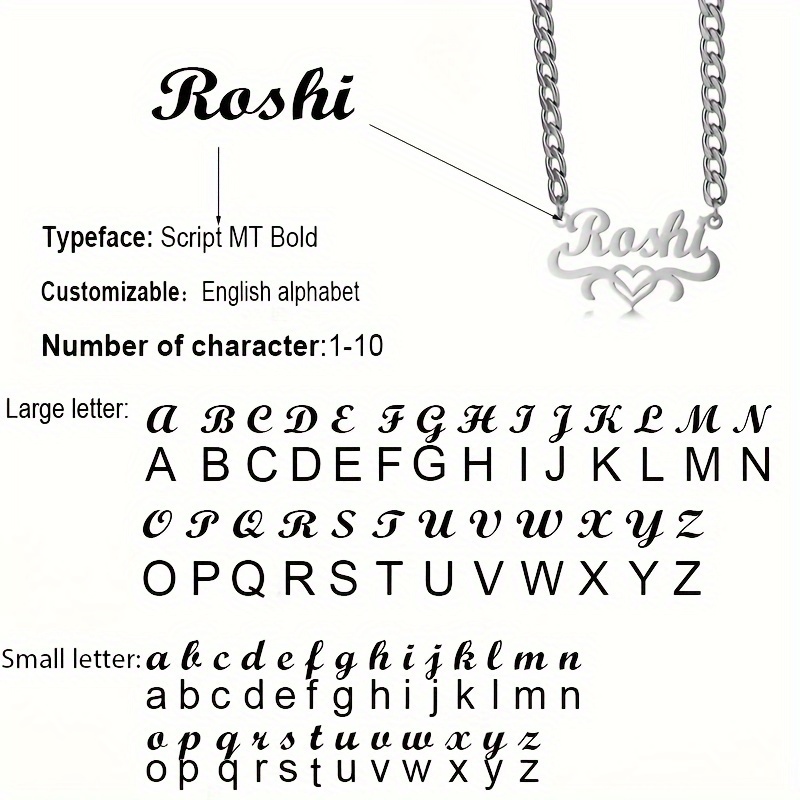 The Mini Nameplate Necklace [Vintage]