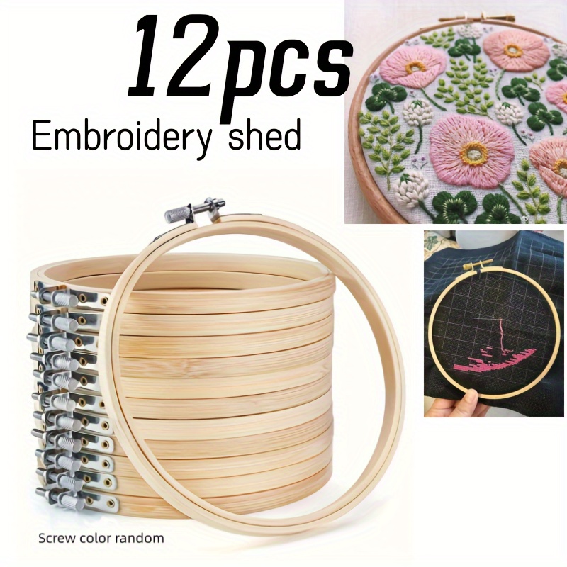 Beech Wood Embroidery Hoop Stretch Hand Embroidery Tool - Temu