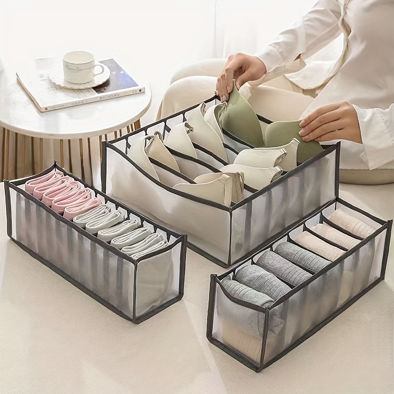 Underwear Drawer Storage Box Panties Storage Drawer Divider - Temu