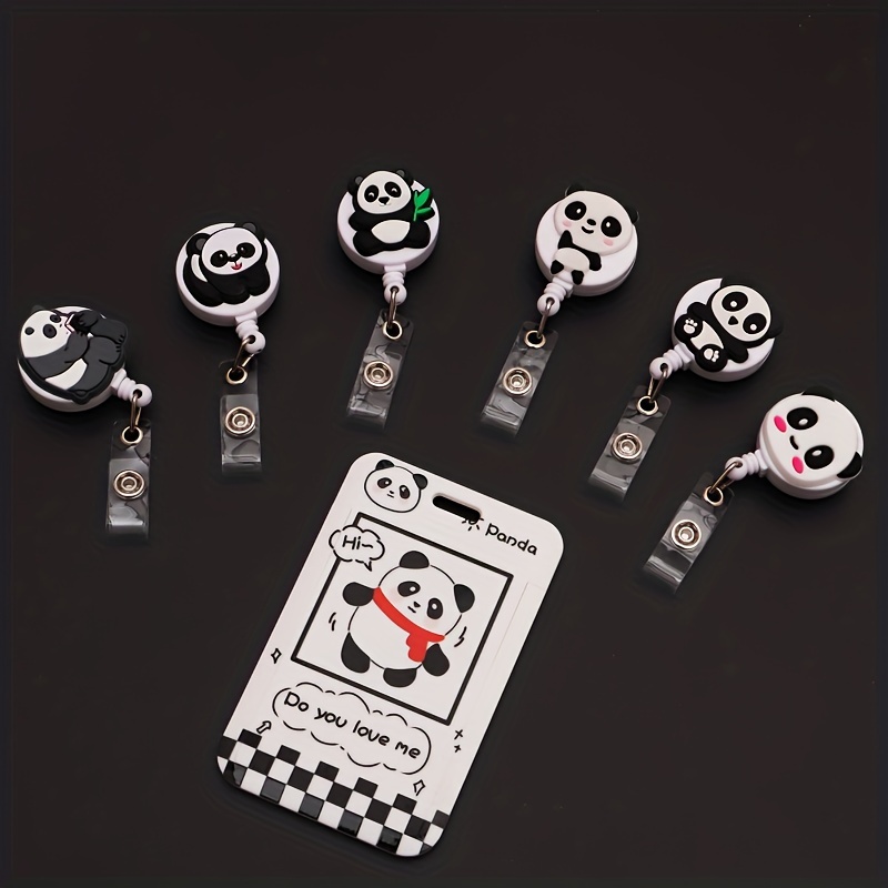Cute Panda Badge Reel - Perfect Nurse Gift