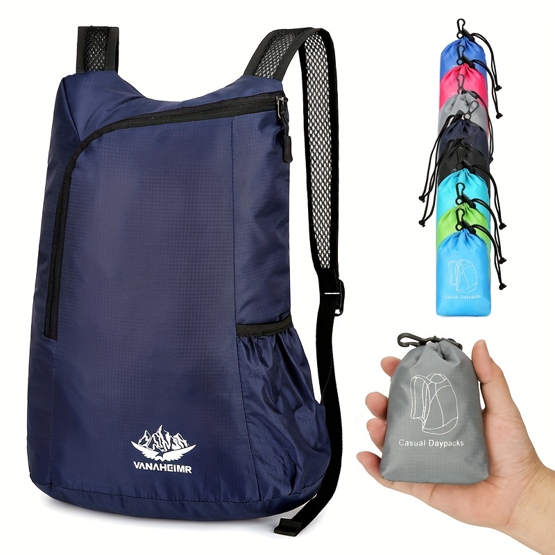LITEMOUNT Lightweight Packable Backpack, Hiking Backpack, Outdoor Travel  Daypack (Blue)
