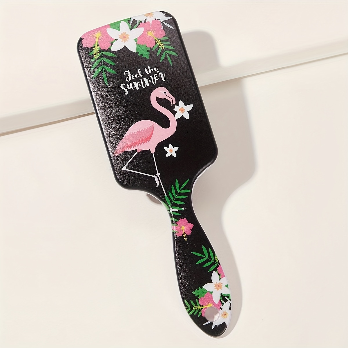 

Flamingo Pattern Air Cushion Detangling Hair Brush - Scalp Massage Comb For All Hair Types - Gentle And Effective Hair Care Tool