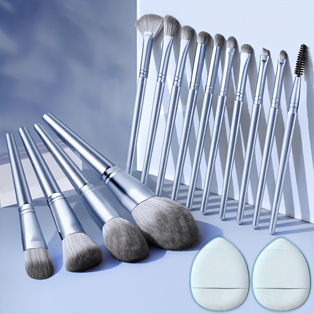 Professional Makeup Brush Full Set Soft Bristles Premium - Temu