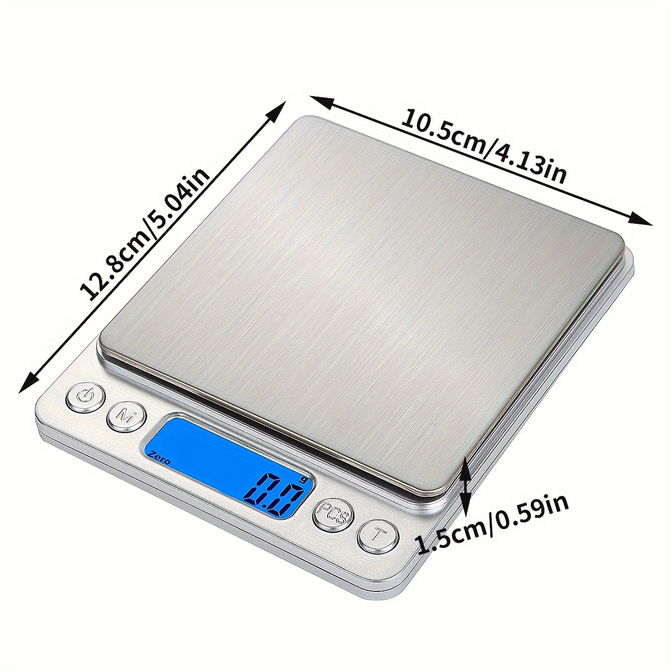 Digital Kitchen Scale, Stainless Steel Waterproof Measuring Scales, Home  Baking High Precision Electronic Food Scale, Coffee Weight Scale,, 2x Aaa  Batteries Not Included, Kitchen Gadgets, Cheap Items - Temu