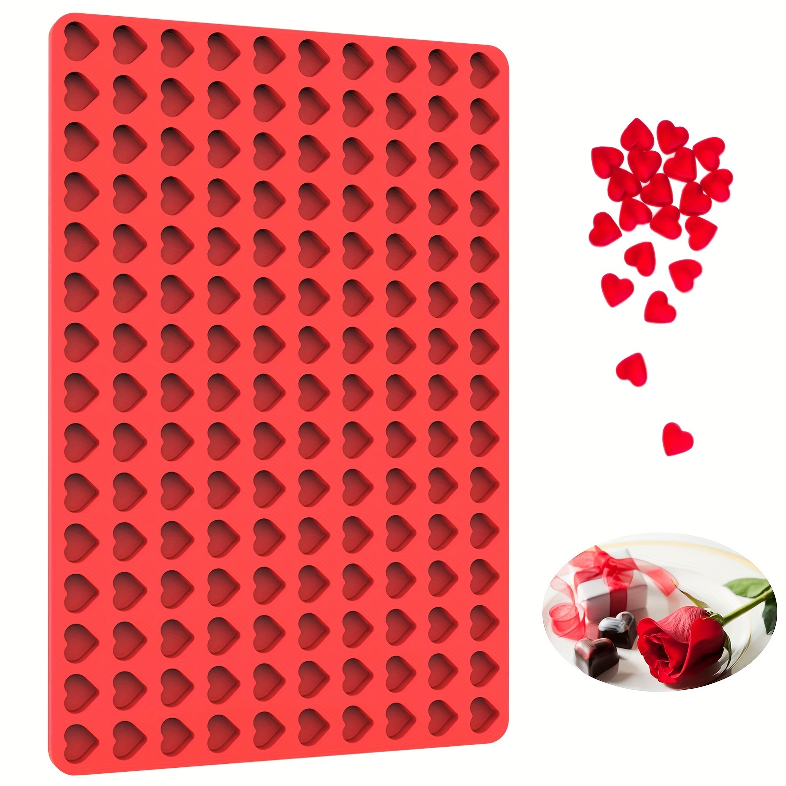 Heart Chocolate Molds Silicone Love Candy Molds 10 Different - Temu