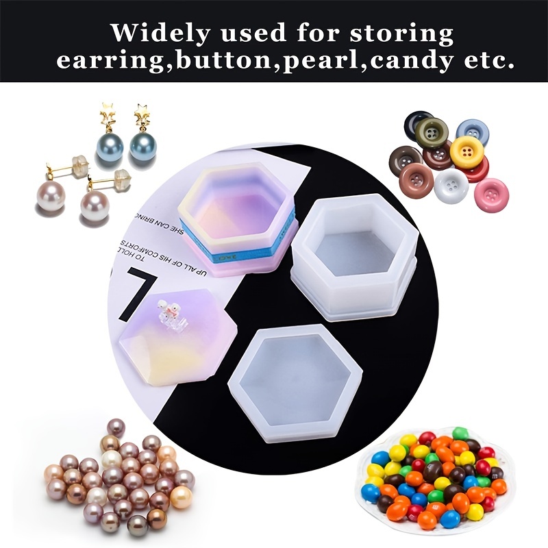 Square Beads Resin silicone mold for resin and epoxy Jewelry mold