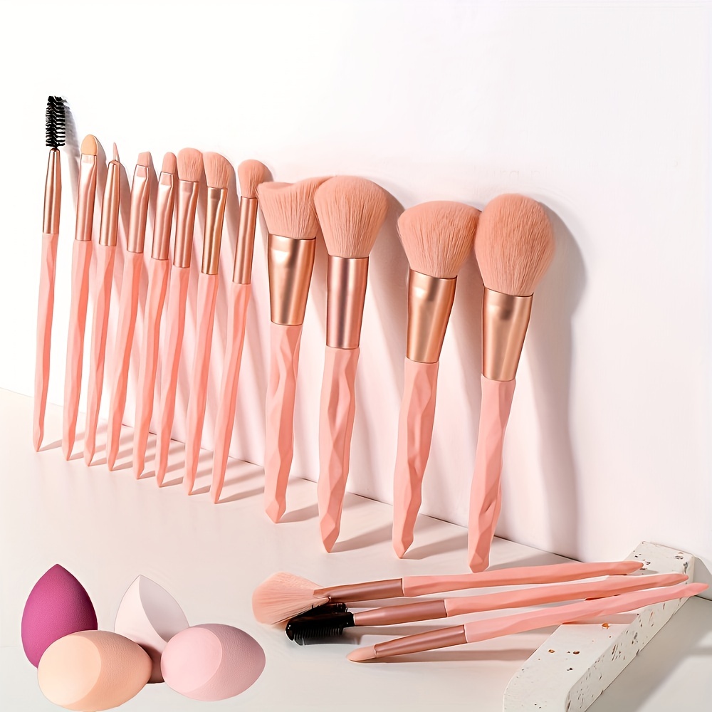 Professional Makeup Brush Full Set Soft Bristles Premium - Temu