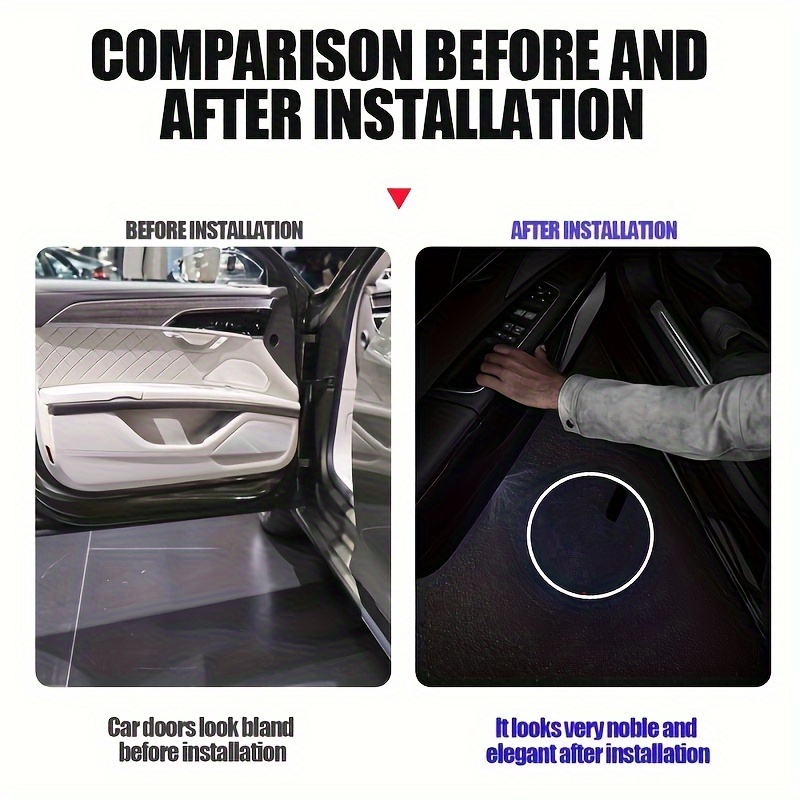 Car Door Welcome Light Wireless Induction Projector - Temu Philippines