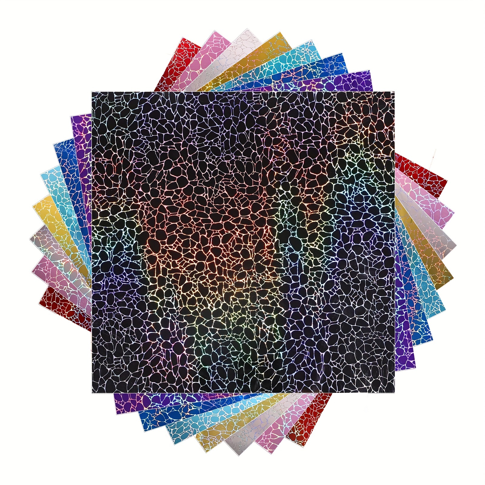Hayes Paper Printable Opal Holographic Vinyl Sticker Paper | 36 Pack