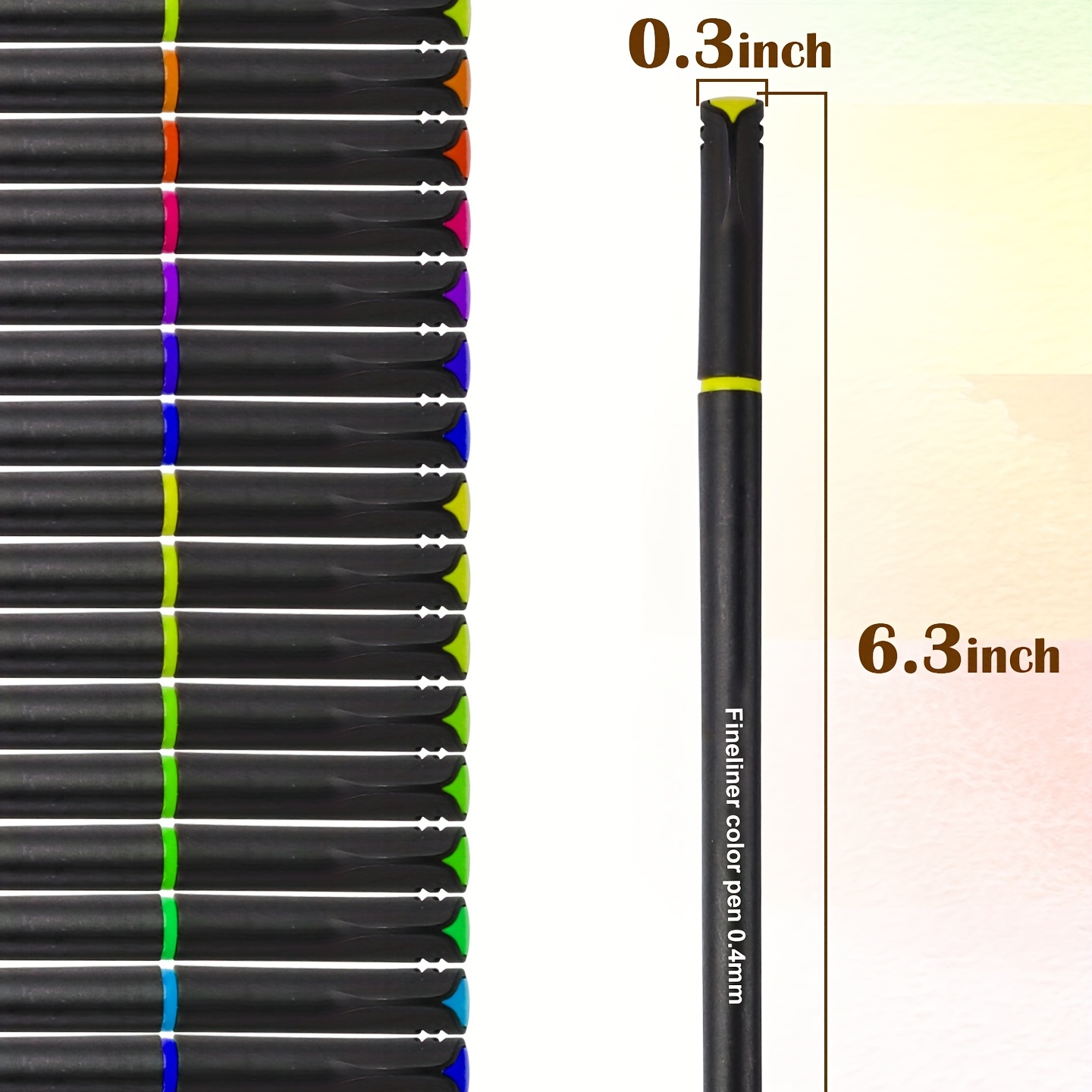  Teskyer 48 Colors Journal Planner Pens, Colored Pens Fine  Point Markers Drawing Pens Porous Fineliner Pen for Writing Note Taking  Calendar Coloring Art Office Back to School Supplies : Office Products