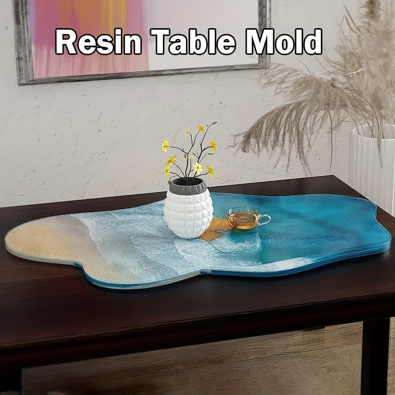 Large Resin Table Mold Set 24 Inch Silicone Tray Molds for Epoxy