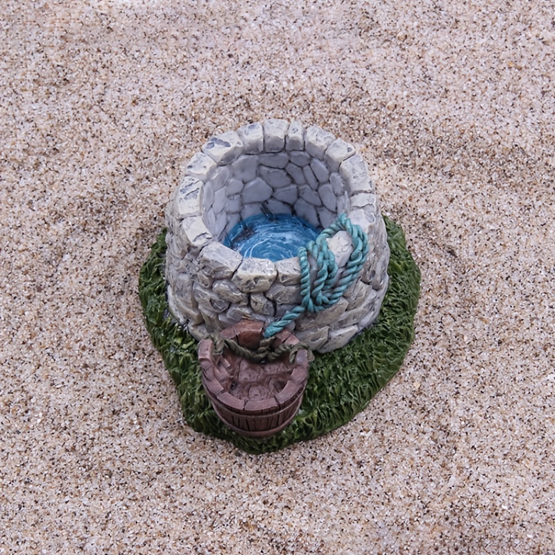 Stone Well Aquarium Decoration