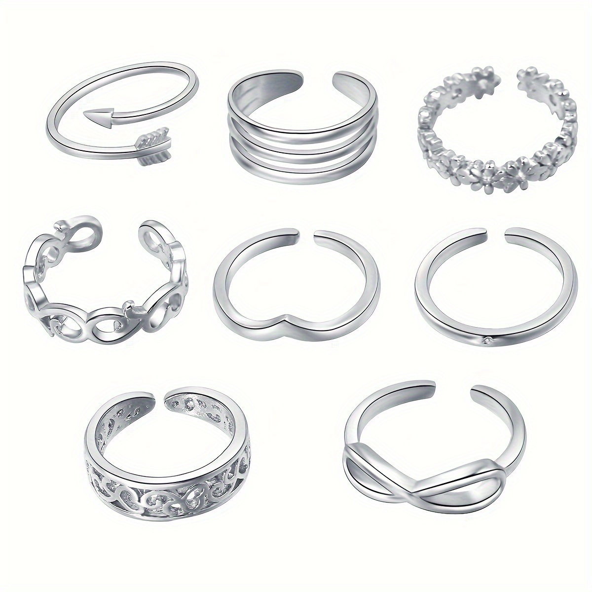 8-12-stk-fingerring-arrow-star-moon-par-ring-justerbar-temu-denmark