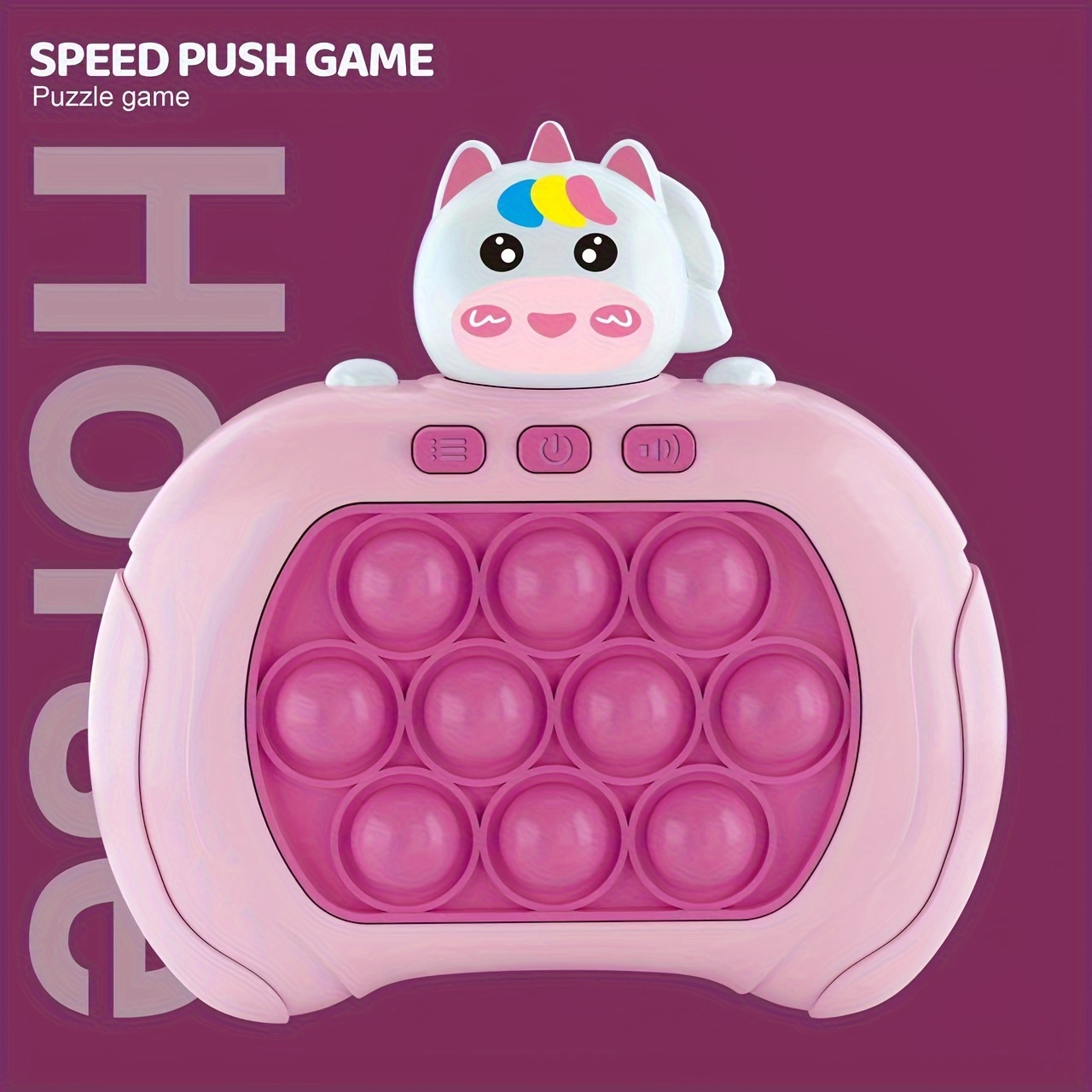 Popit Fidget Toy Push Bubble Sensory Stress Relief Kids Family Games Square  Game