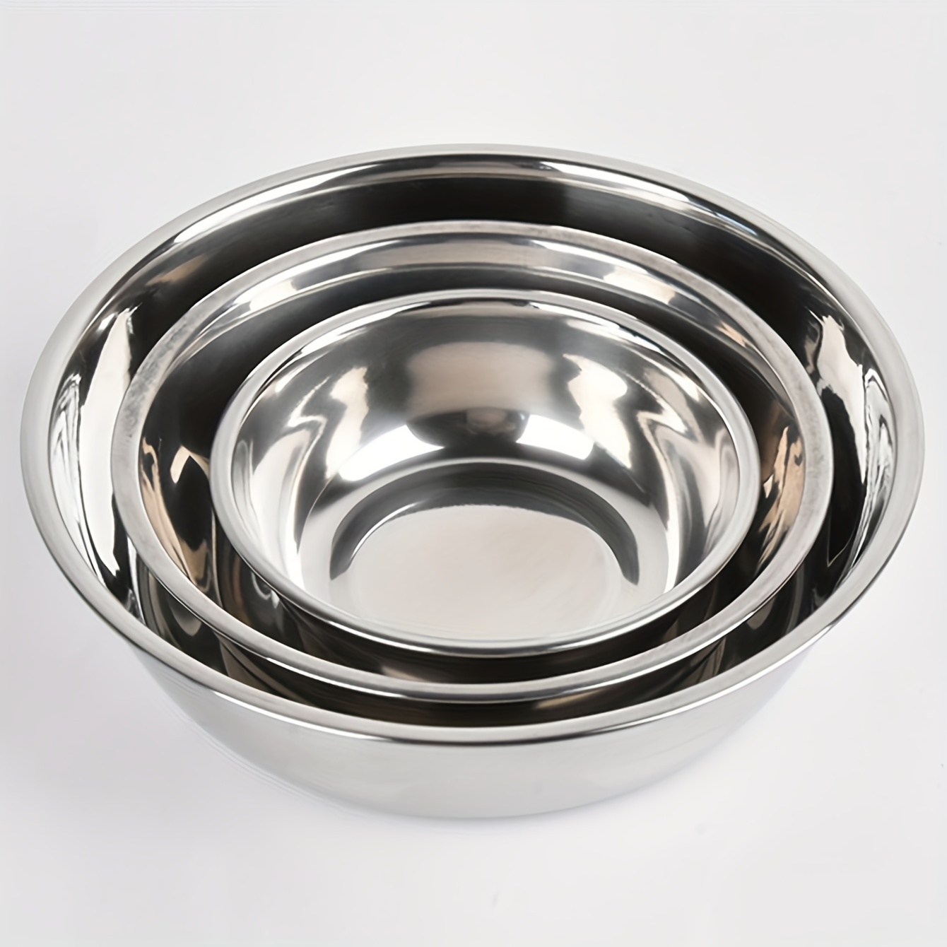 

1pc Stainless Steel Dog Feeder Bowl, Durable Dog Inclined Food Bowl Water Drinking Basin For Indoor Dogs