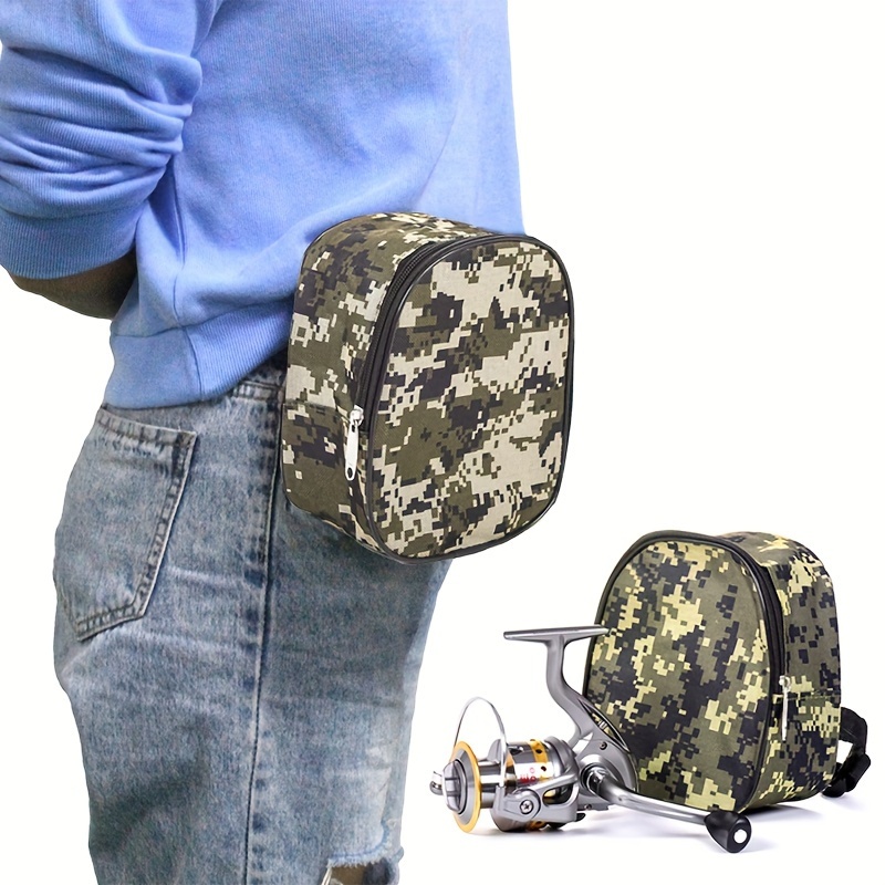 1pc Fishing Reel Storage Bag, Oxford Cloth Fishing Tackle Bag, Portable  Fishing Reel Protective Case