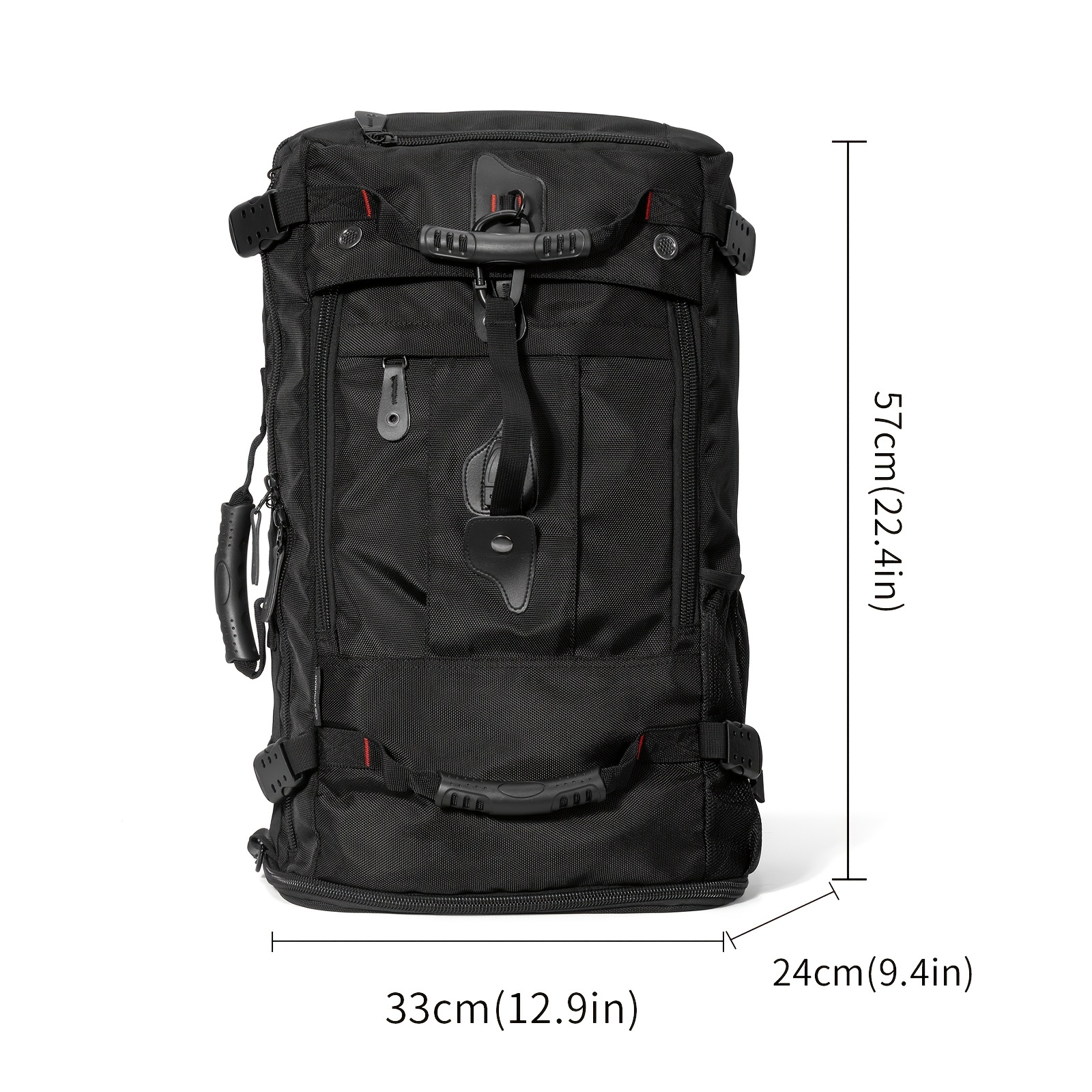 Travel Backpack for Men & Women - 15.6 inch Laptop Bag - Airplane & Hiking Use - Convertible Three Way