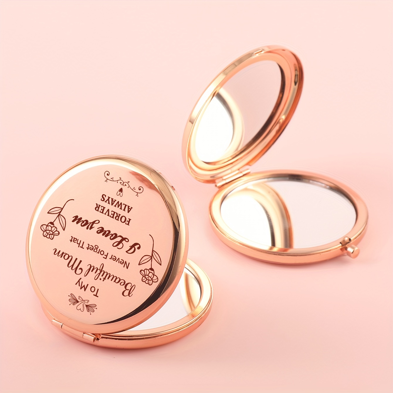 Gifts for Mom-I Love You Mom Gift Compact Mirror,Birthday Gifts