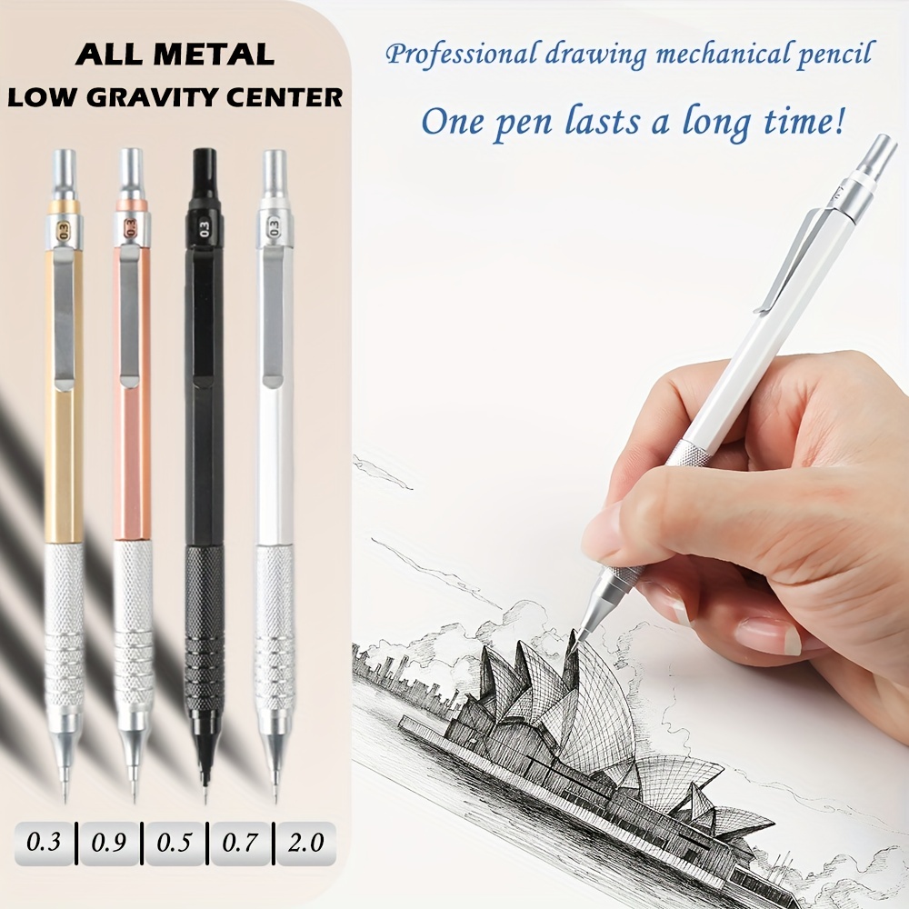 Low Center Gravity Mechanical Pencil 0.3mm, Writing Utensils