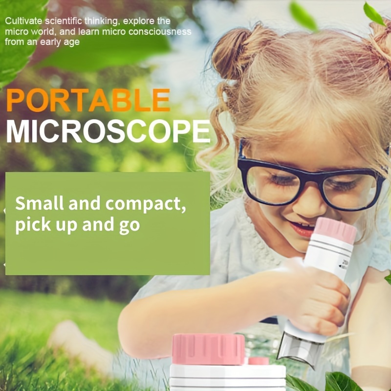 Microscope Portatif Miniature Pour Enfants Lumière - Temu Canada